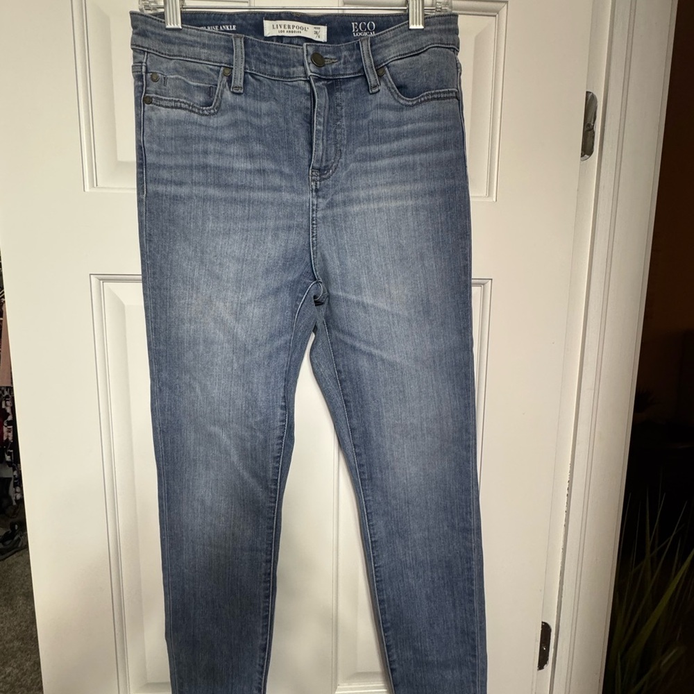 Liverpool Abby High Rise Light Blue Skinny Jeans